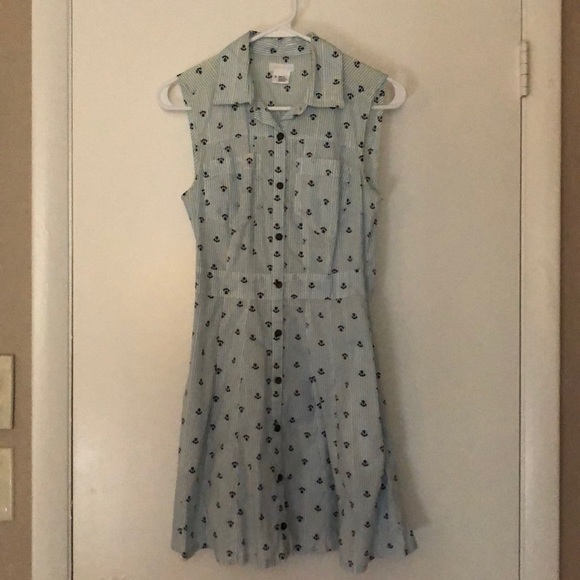 Cooperative Dresses & Skirts - Cooperative Nautical Shirt Dress Size S